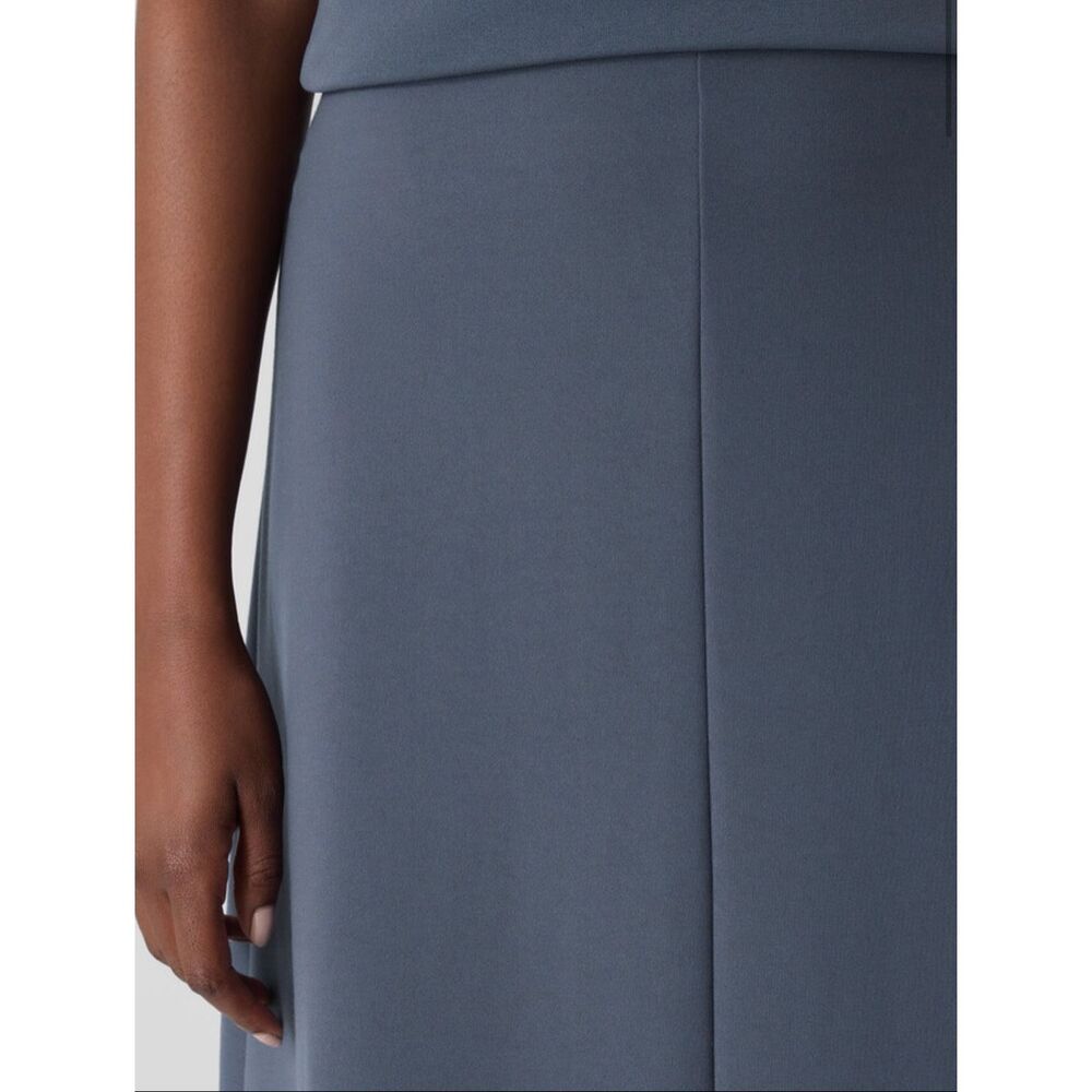 Eileen Fisher $188 Lightweight Ponte A-Line Skirt Eclipse medium NEW - Picture 4 of 16